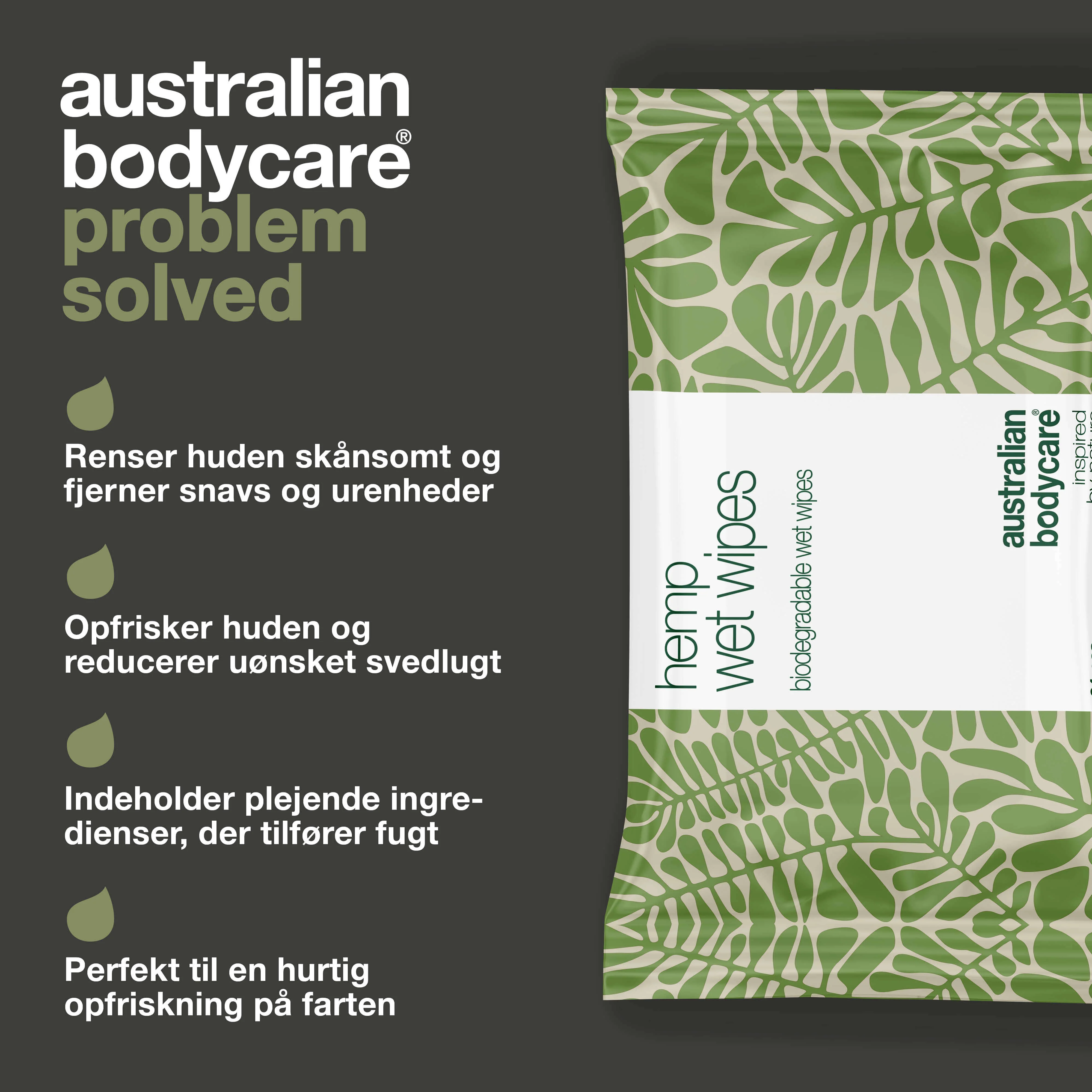 Vådservietter til skånsom rens – med hamp og aloe vera — Effektive vådservietter, der renser og opfrisker huden. Med hampfrøolie og aloe vera. Perfekte til hænder, ansigt og krop. - Image 3