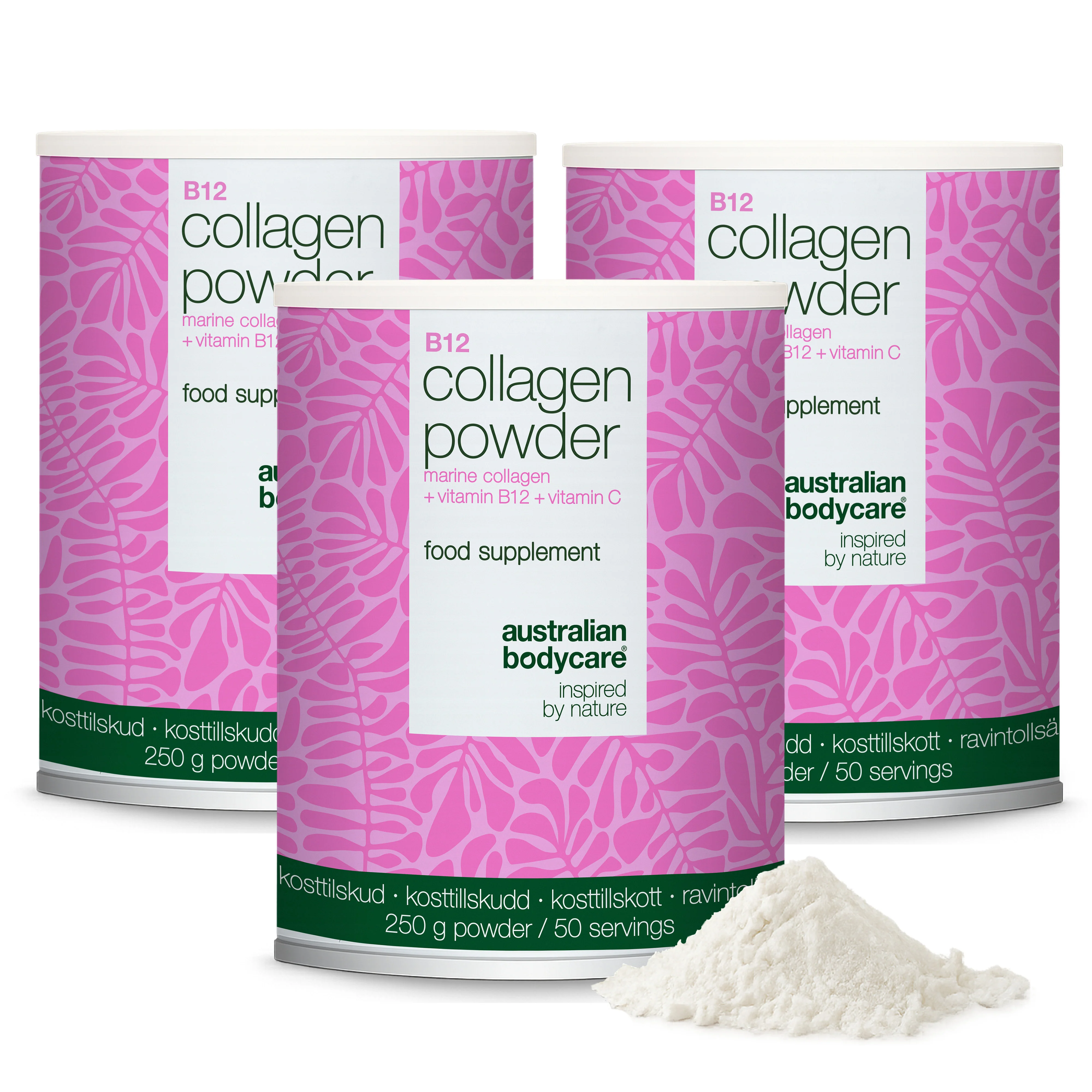 Kollagenpulver med B12 og C-vitamin – 250 g marinekollagen — Kollagenpulver til daglig brug i mad og drikke. Indeholder marint kollagen, C-vitamin og B12-vitamin. - Image 10