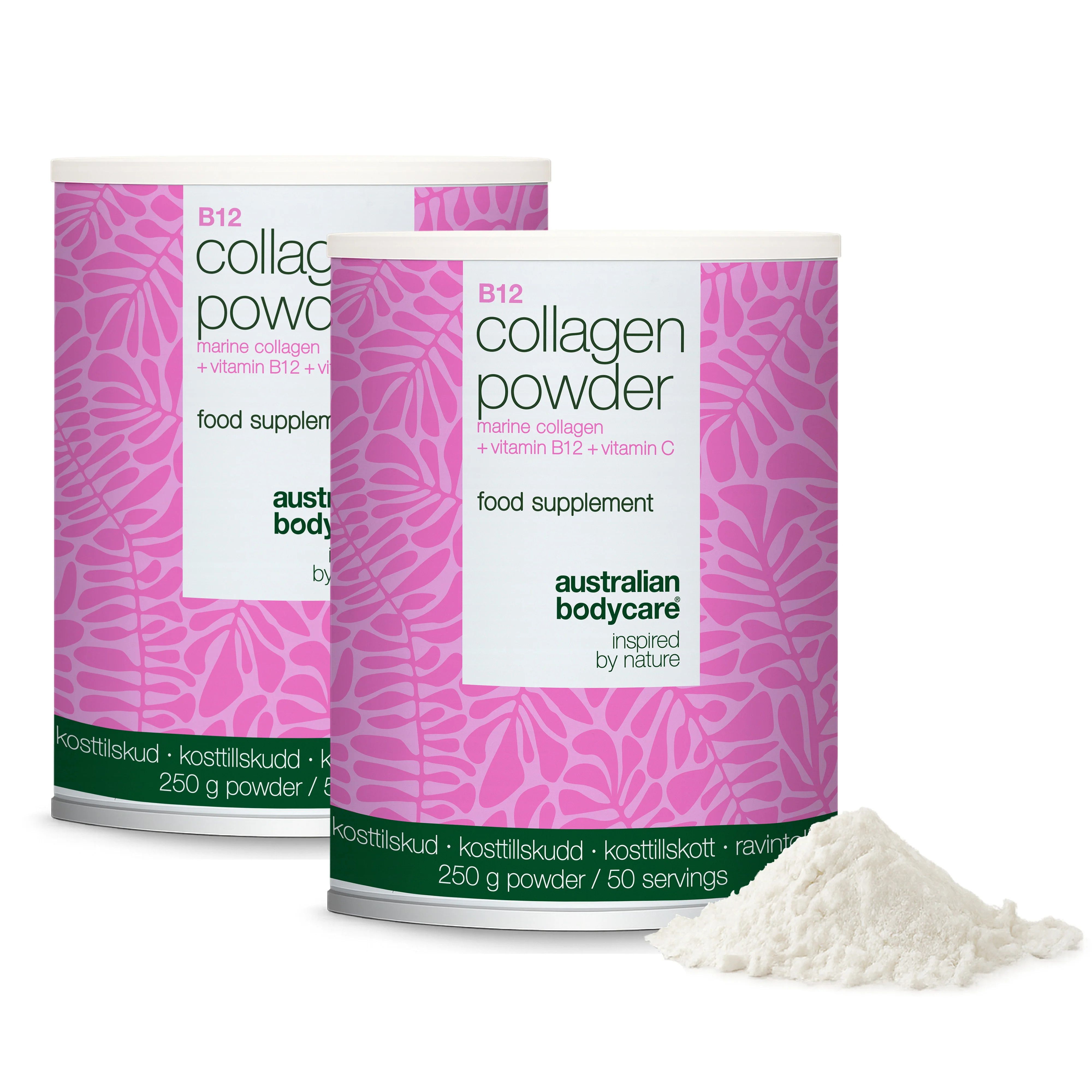 Kollagenpulver med B12 og C-vitamin – 250 g marinekollagen — Kollagenpulver til daglig brug i mad og drikke. Indeholder marint kollagen, C-vitamin og B12-vitamin. - Image 9