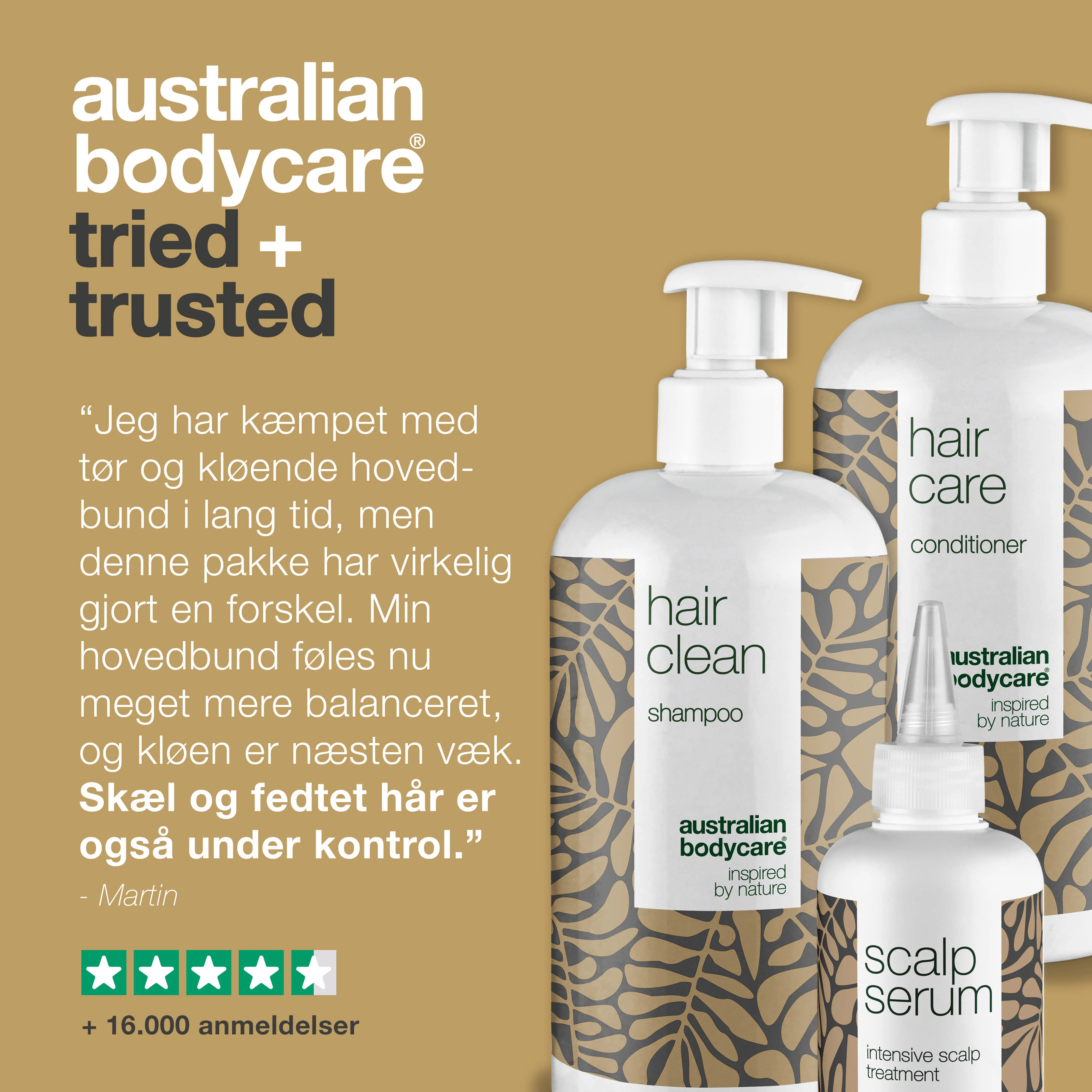 XL Hovedbundspakke — 3 produkter mod tør og kløende hovedbund, skæl og fedtet hår - Image 5